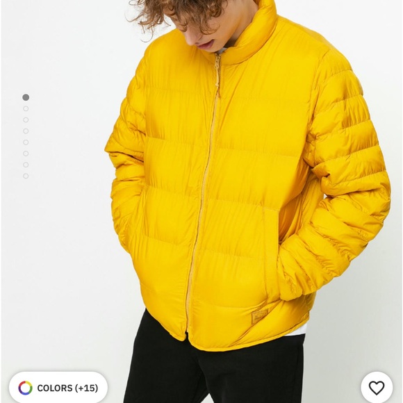 Herschel Supply LARGE MUSTARD Featherless High Fill Jacket CUTE BRAND NEW w/Tags - Picture 9 of 16